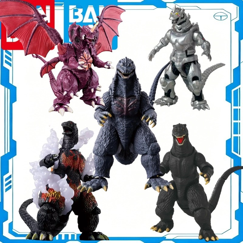 Model Kit Kiryu - Bandai Asli Godzilla Burning Godzilla Mechagodzilla