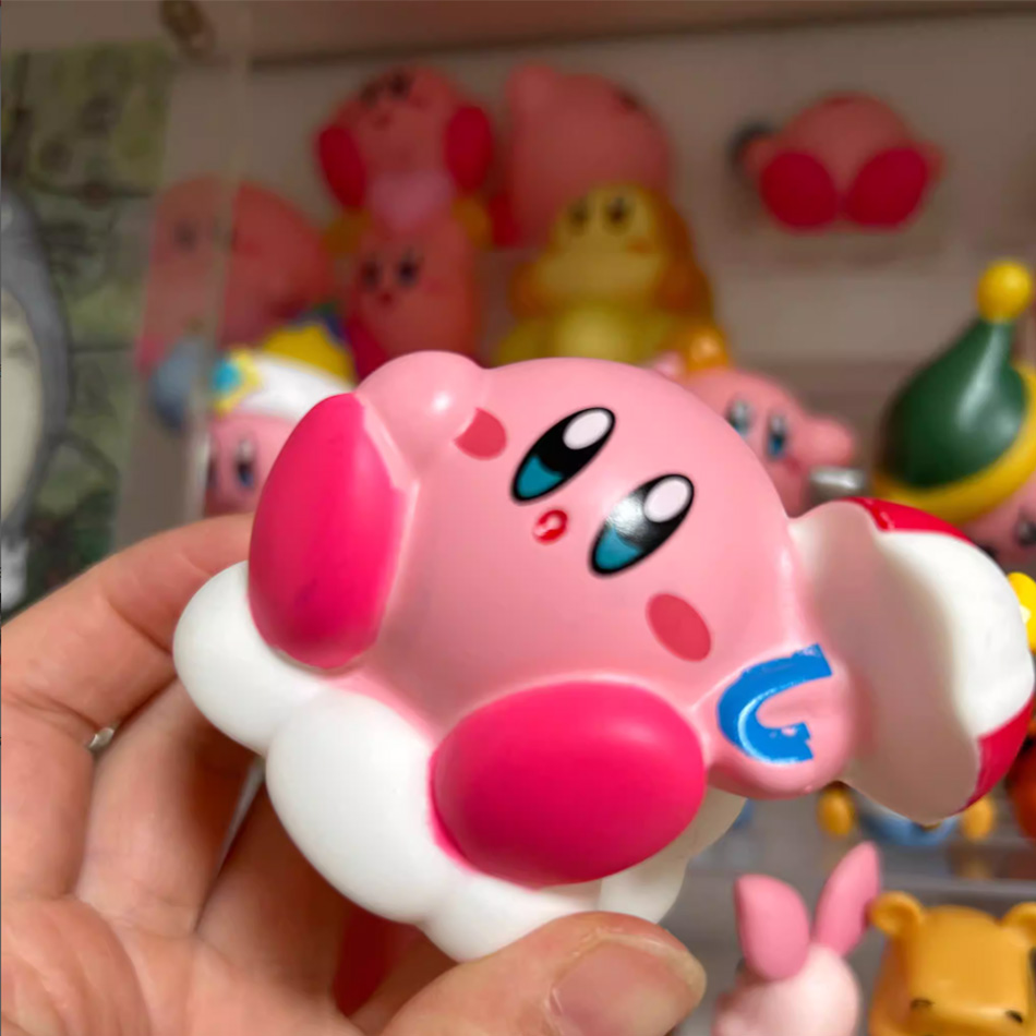 Model Kit Kirby - Figur Mini Malaikat Kirby Merah Muda