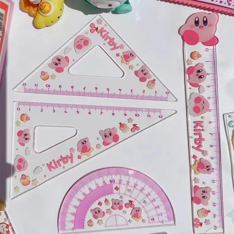 Model Kit Kirby - 4 Buah Set Penggaris Kirbys Alat