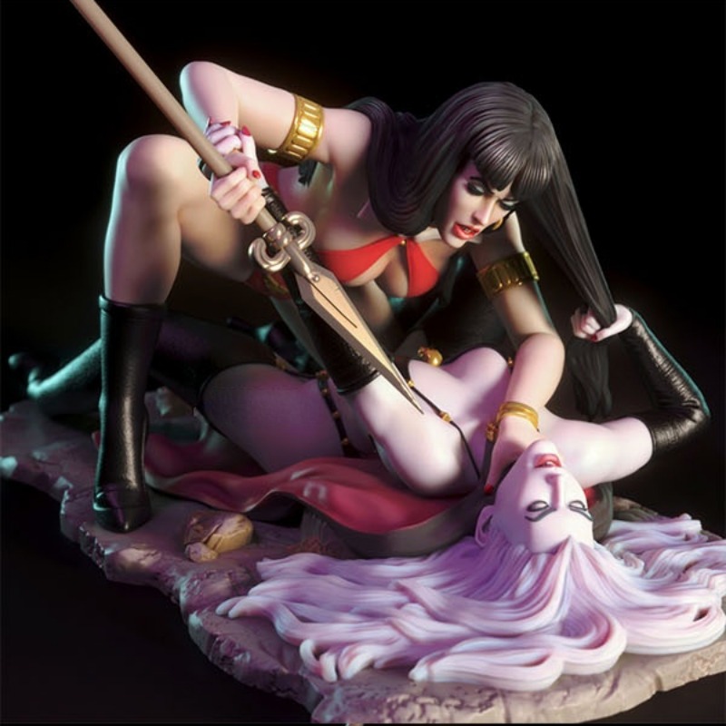 Model Kit Vs Figure - 1/24 skala Vampirella Vs Lady Death