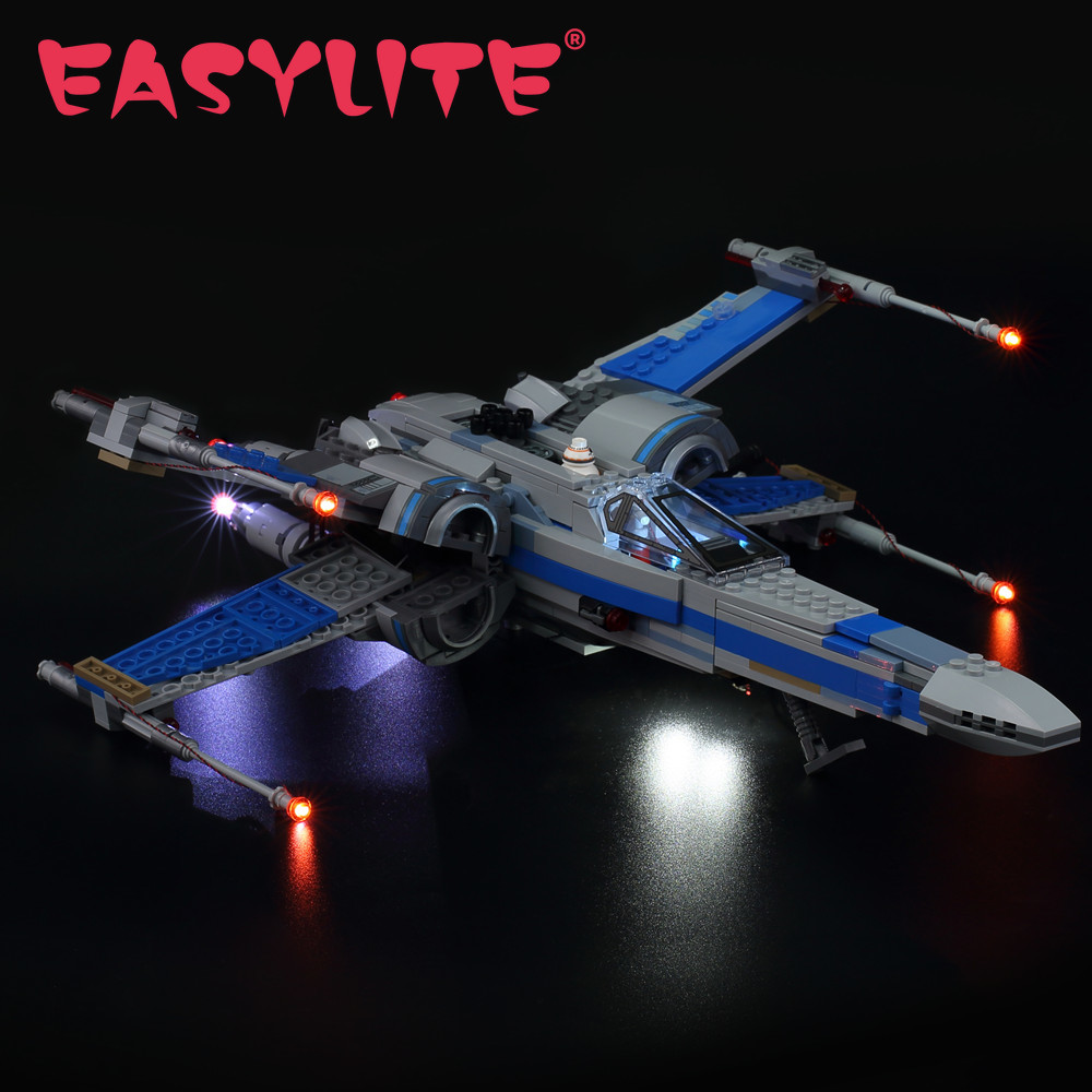 Model Kit X Wing - Set Lampu LED untuk 75102 Kompatibel