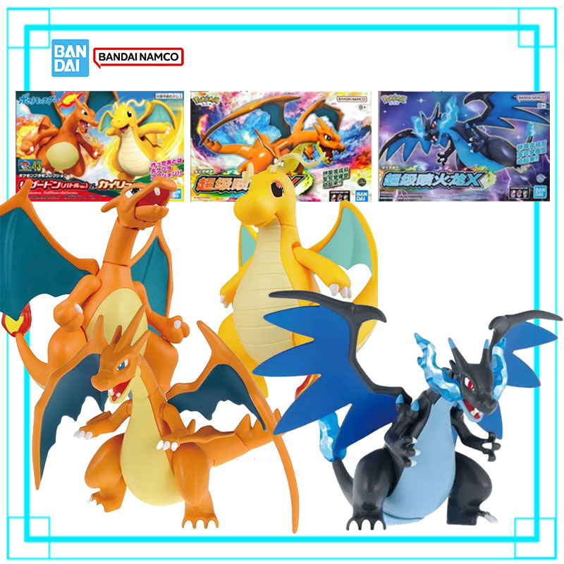 Model Kit Vs Figure - Bandai Pokemon Mega Charizard X Y