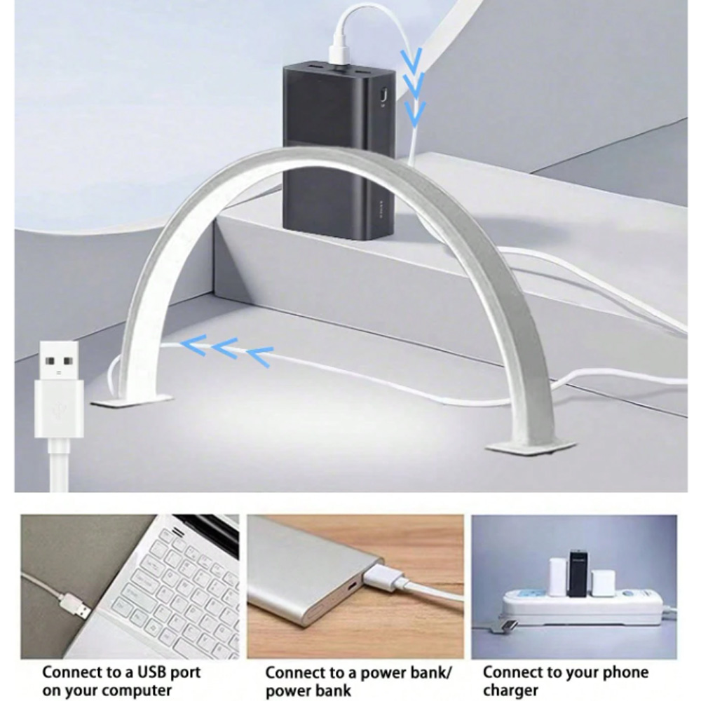 Model Kit Led - Lampu Kuku 40/66CM Lampu Isi USB