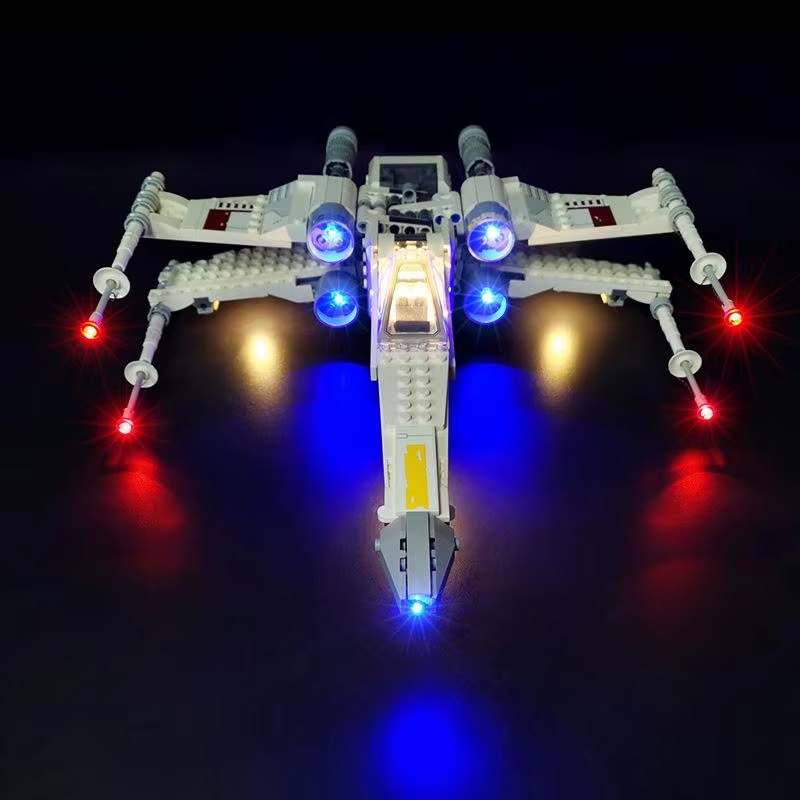 Model Kit X Wing - Kit Lampu LED untuk Blok Bangunan