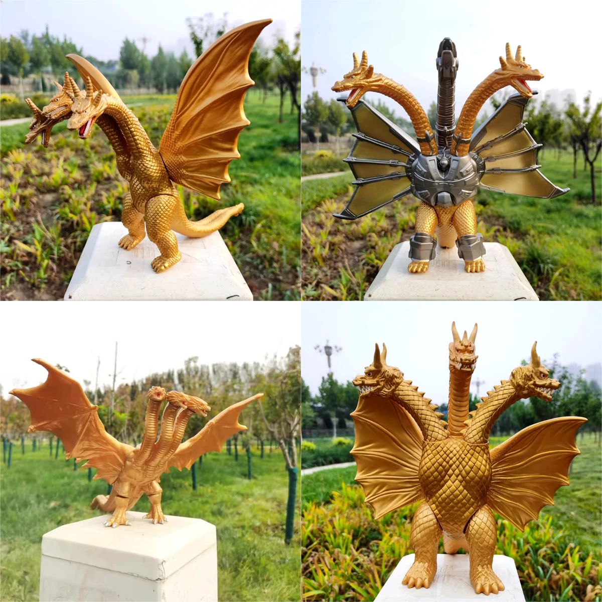 Model Kit Vs Figure - Ukuran besar tiga kepala naga raja