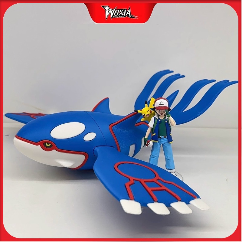Model Kit Kyogre - 21Cm Baru Pokemon Kyogre Periferal Game