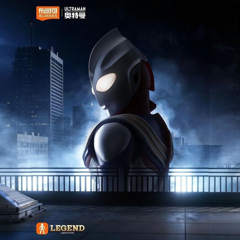 Model Kit Ultraman Tiga - Figur Aksi Blokees Ultraman Tiga Edisi