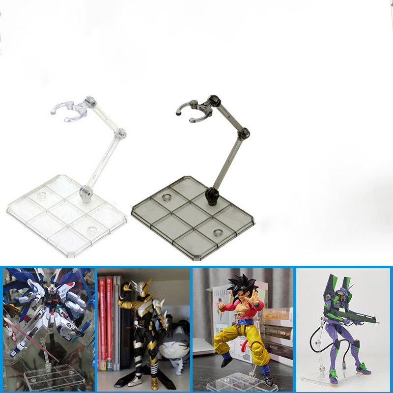 Model Kit Eva - Dudukan Figur Aksi Bening, Dudukan Pajangan