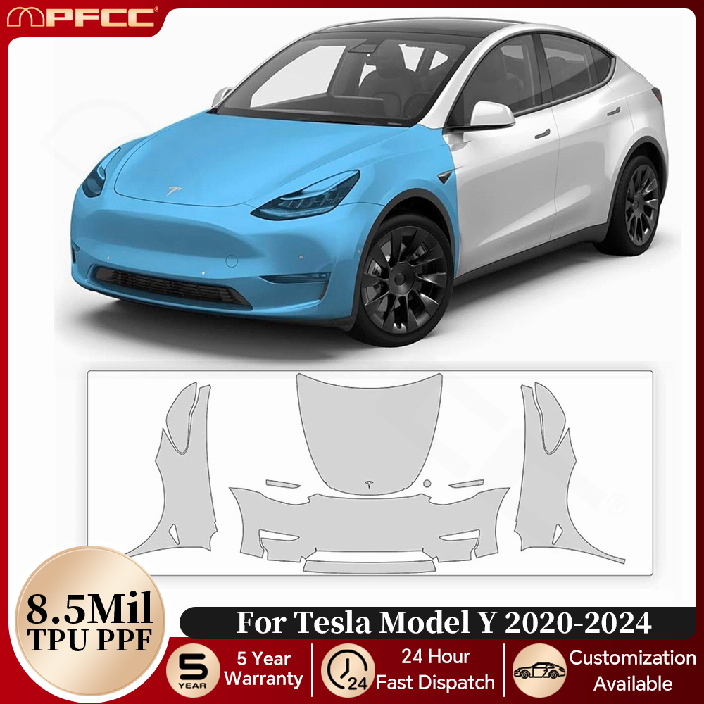 Model Kit Instructions - PPF Pre-cut Untuk Tesla Model Y