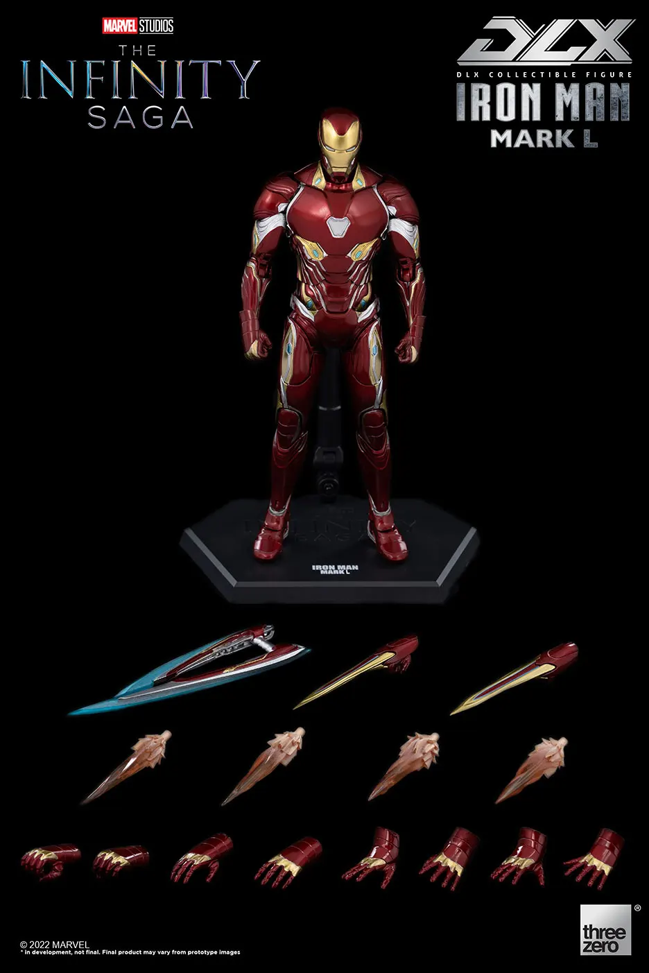 Model Kit Iron Man Mark 50 - Threezero MK50 Asli The Infinity Saga