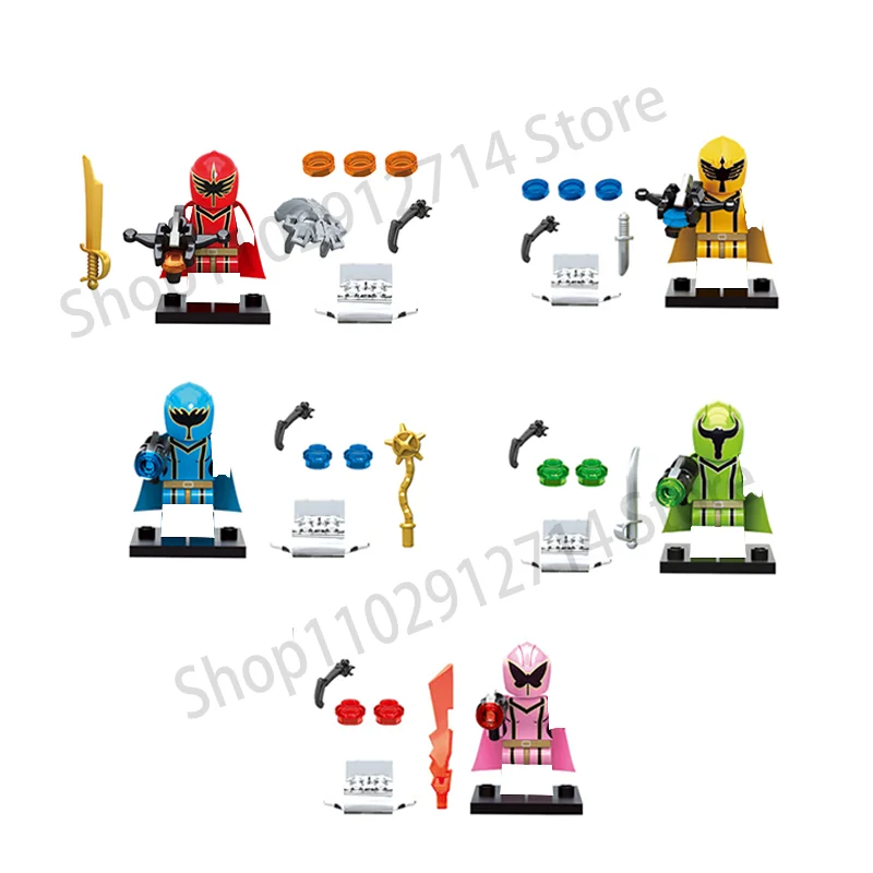 5Pcs/Set Power Anime Rangers B - Model Kit Power Rangers ulasan dan harga