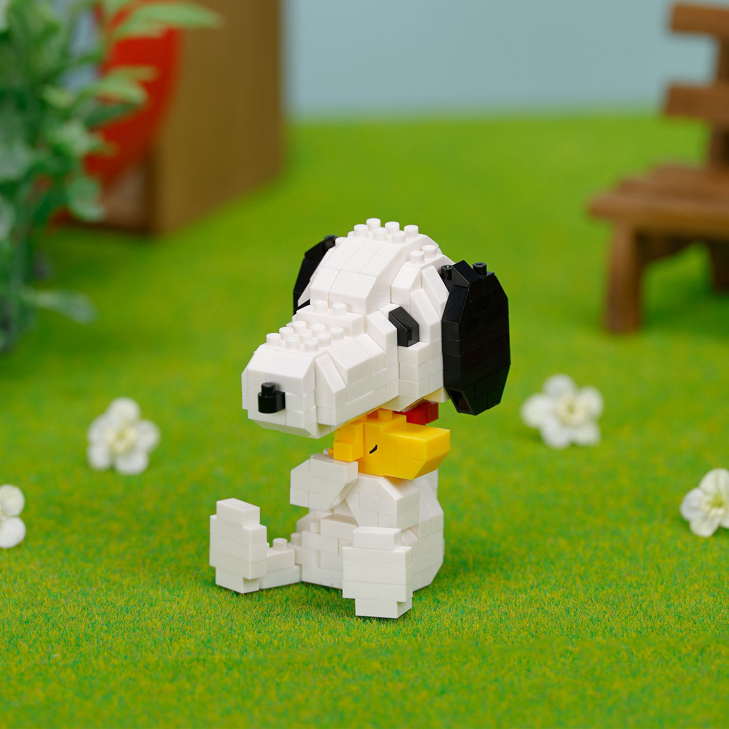 Nanoblock Peanuts Series Joe C - Model Kit Japan ulasan dan harga