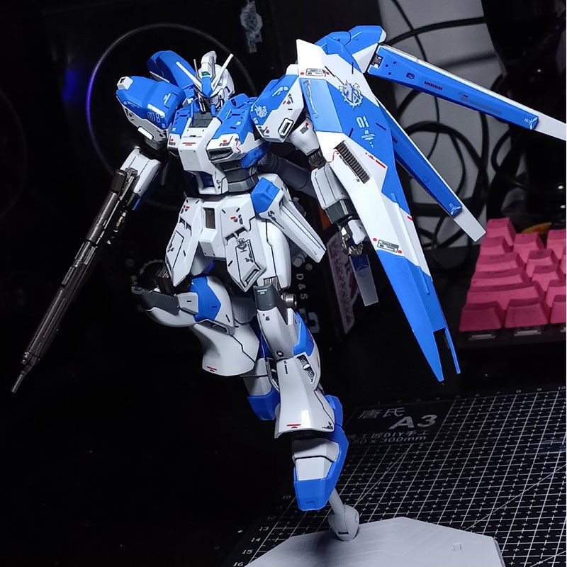 Hg 1/144 Rx-93-ν2 Hi-ν Mech As - Model Kit Non Gundam ulasan dan harga
