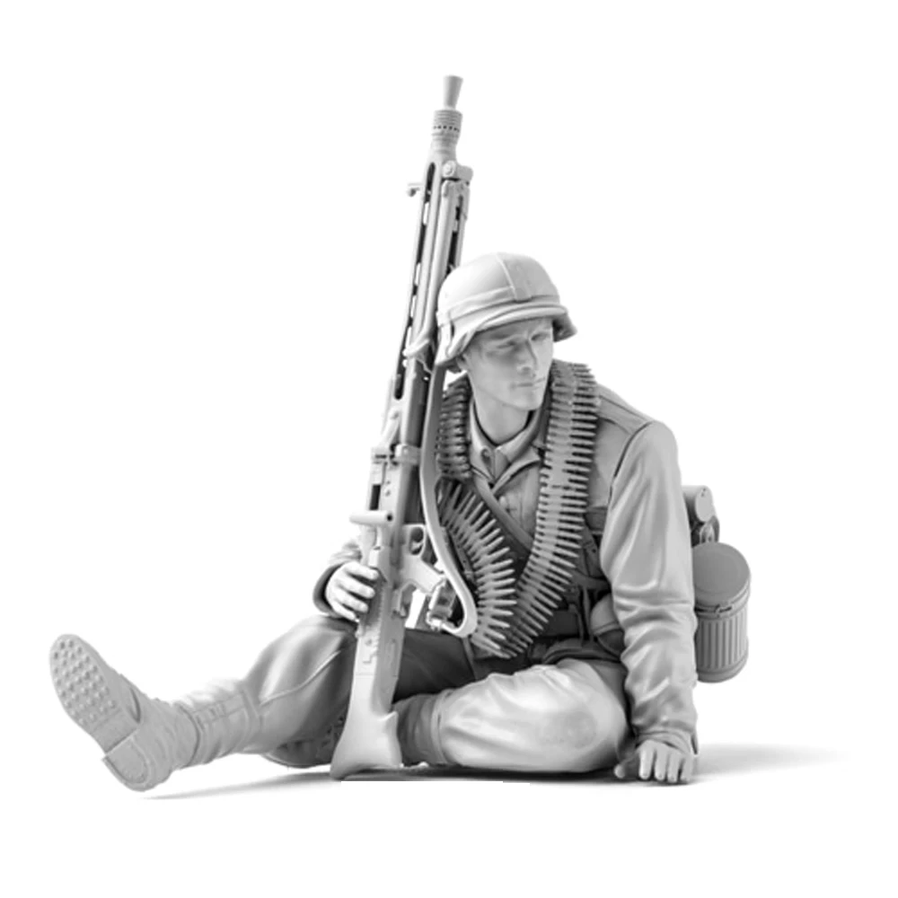 1/16 Infantry MG42 Gunner, GM, - Model Kit Oberon ulasan dan harga