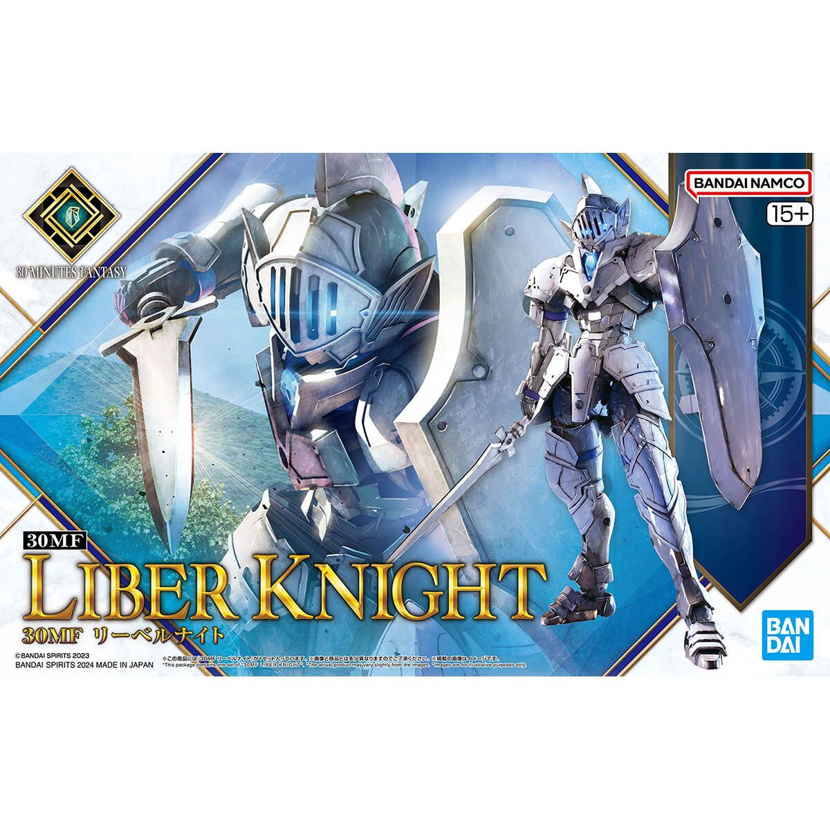 BANDAI Asli 30MF 01 Liber Knig - Model Kit Knight ulasan dan harga