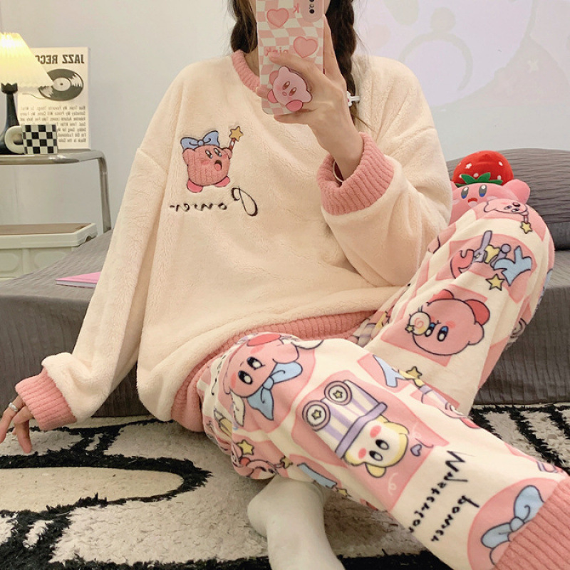 2Pcs Setelan Piyama Wanita Ani - Model Kit Kirby ulasan dan harga