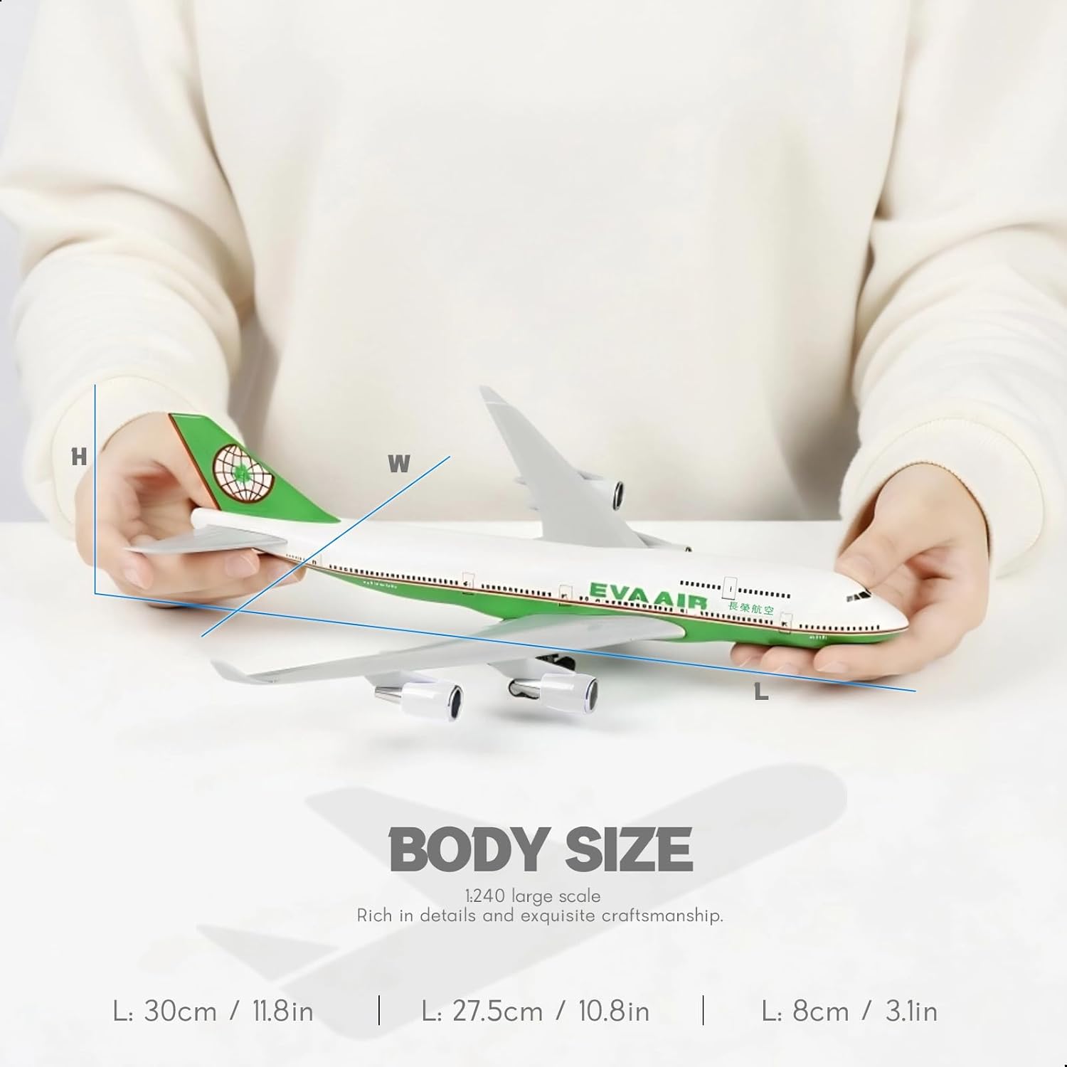 Kit Model Pesawat EVA Air 747  - Model Kit Eva ulasan dan harga