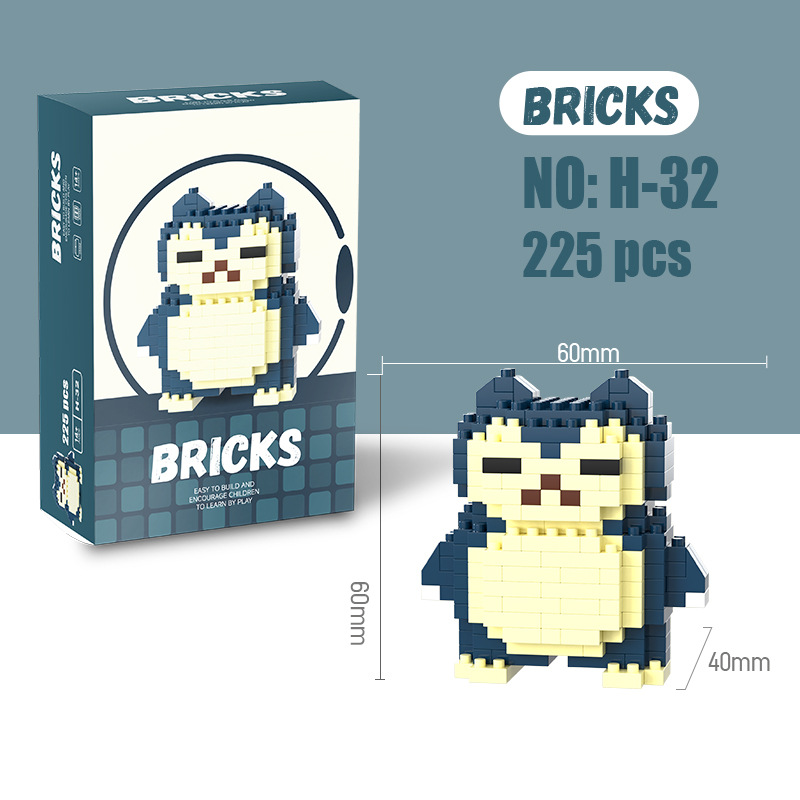 Blok Bangunan Mikro Pokemon Pi - Model Kit Instructions ulasan dan harga