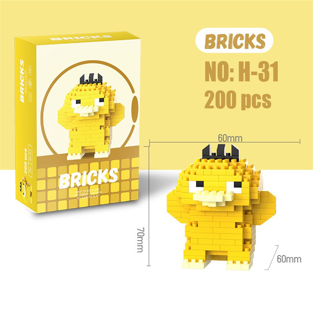 Blok Bangunan Mikro Pokemon Pi - Model Kit Instructions ulasan dan harga