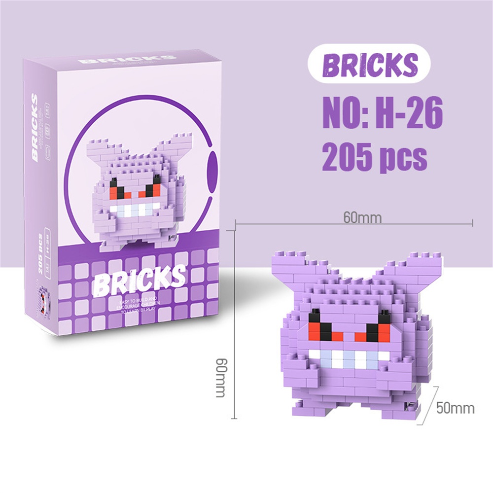 Blok Bangunan Mikro Pokemon Pi - Model Kit Instructions ulasan dan harga