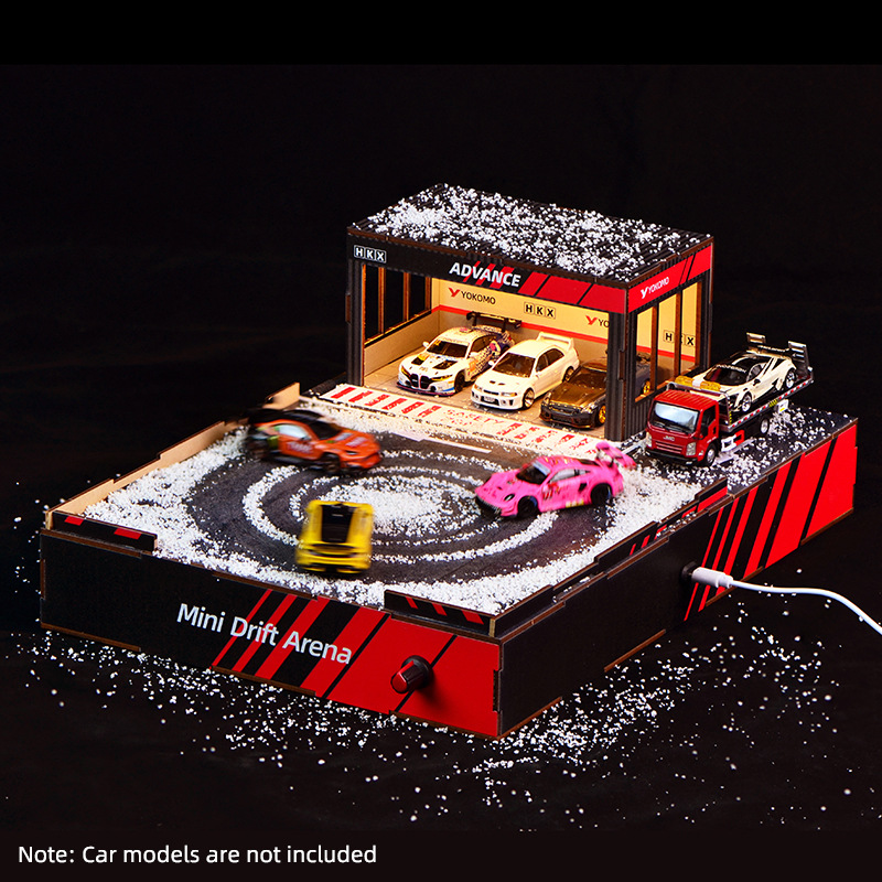 Diorama Trek Drift Skala 1:64  - Model Kit Led ulasan dan harga