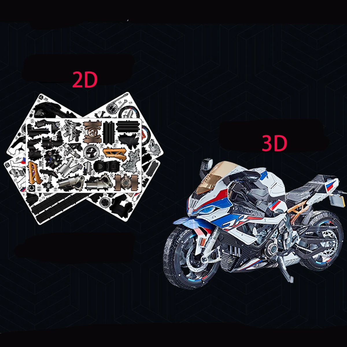 Kit model Puzzle Logam 3D Main - Model Kit Kyogre ulasan dan harga