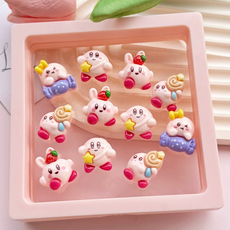 7 Buah/Set Kartun Lucu Mini St - Model Kit Kirby ulasan dan harga