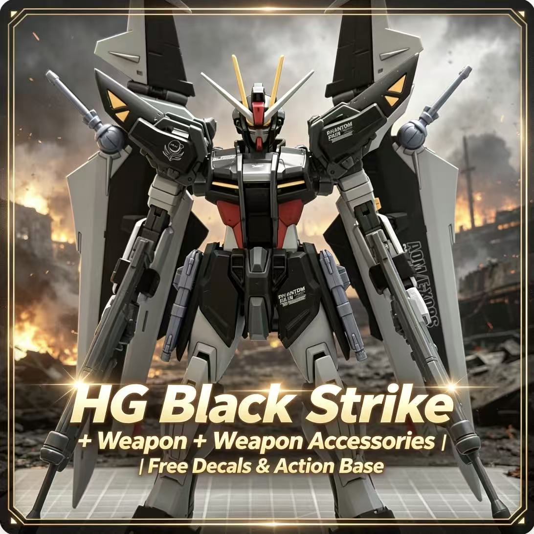 41 HG 1/144 Black Strike Mecha - Model Kit X Wing ulasan dan harga