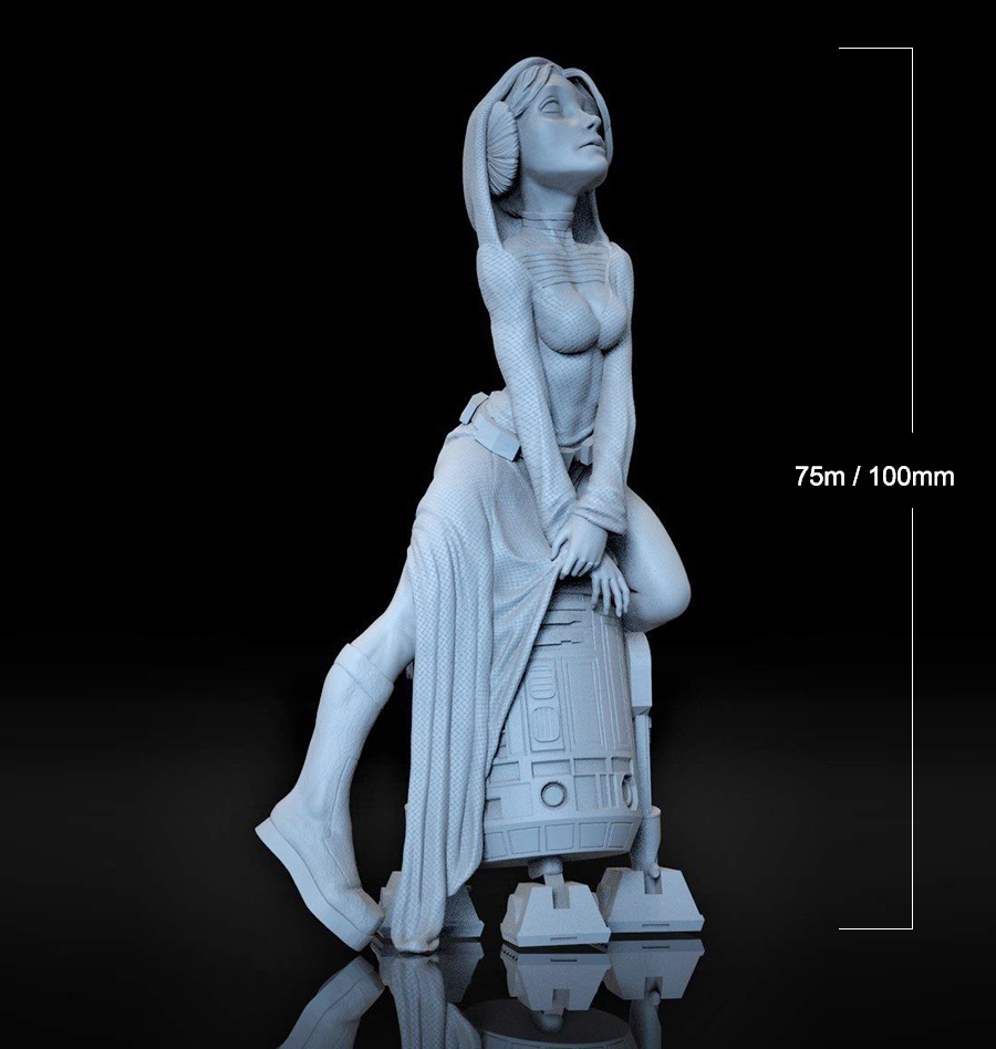 1/24 75Mm 1/18 100Mm Kit Model - Model Kit Mecha Girl ulasan dan harga