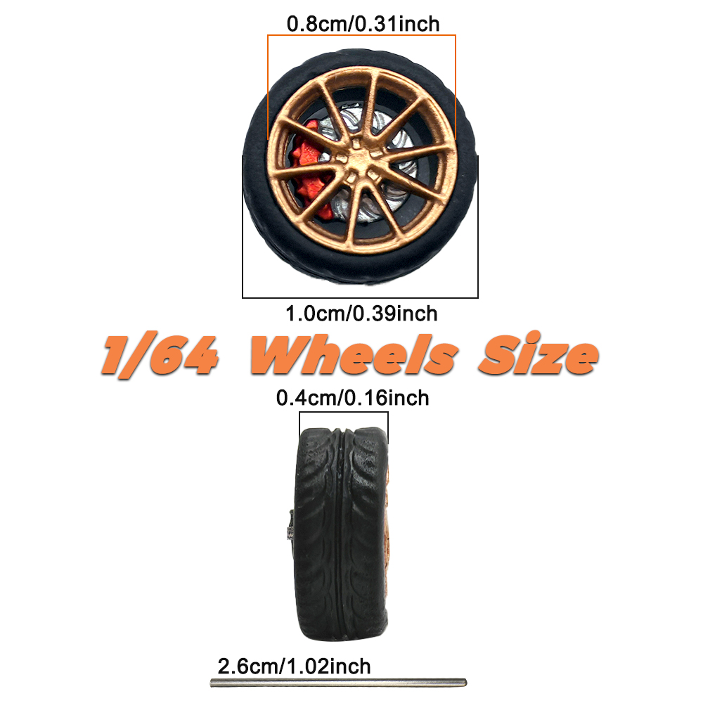 1/64 Model Ban Roda Mobil 8 Se - Model Kit Accessories ulasan dan harga