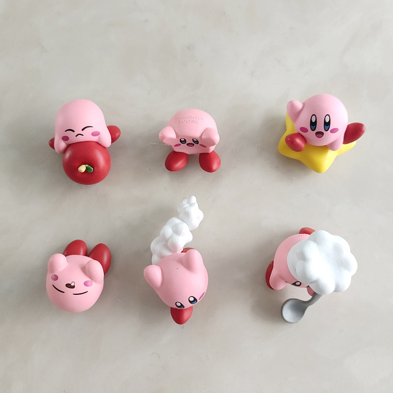 6PCS Set Mainan Figur Gashapon - Model Kit Kirby ulasan dan harga