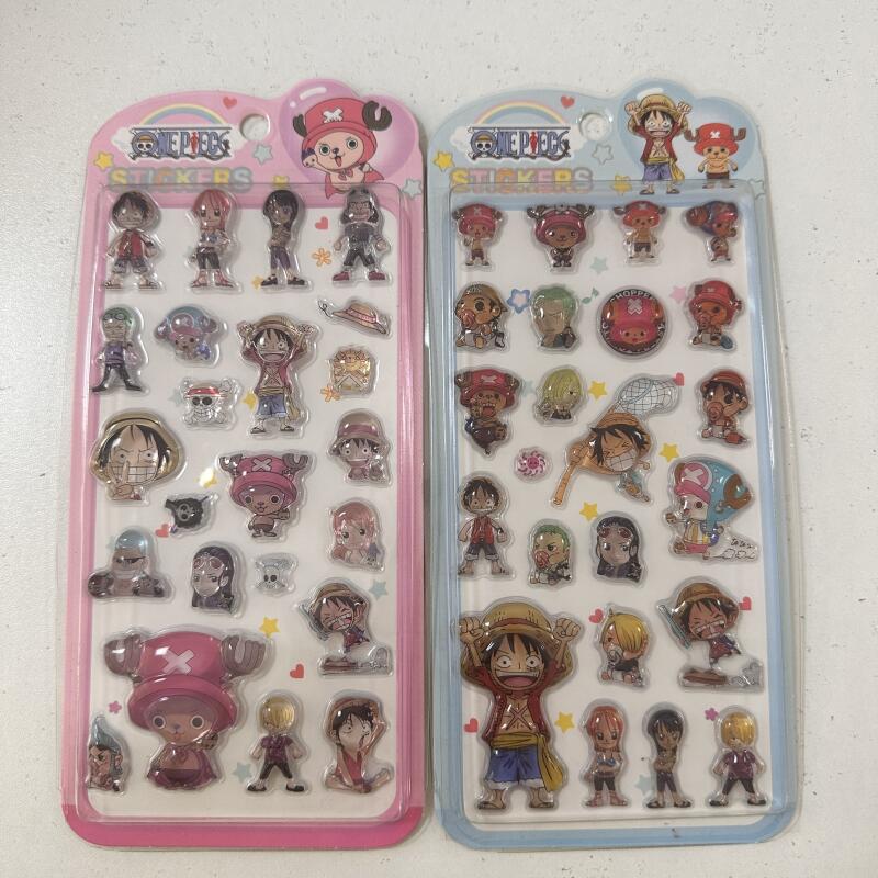 Stiker Relief 3D Kartun One Pi - Model Kit Accessories ulasan dan harga