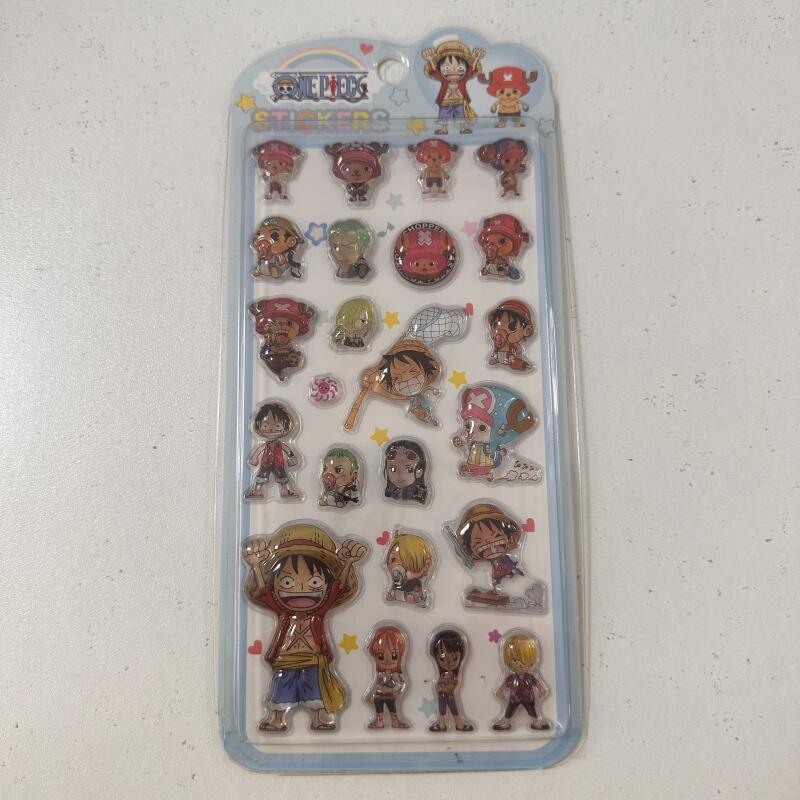 Stiker Relief 3D Kartun One Pi - Model Kit Accessories ulasan dan harga