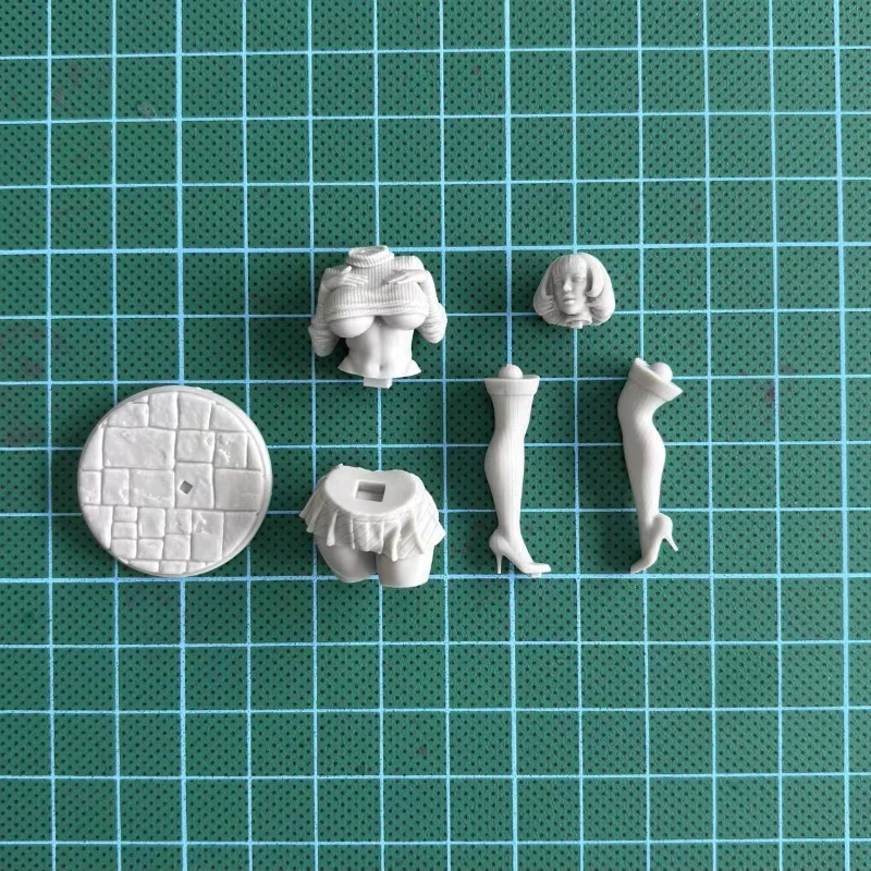 Kit Model Figur Resin DieCast  - Model Kit Mecha Girl ulasan dan harga