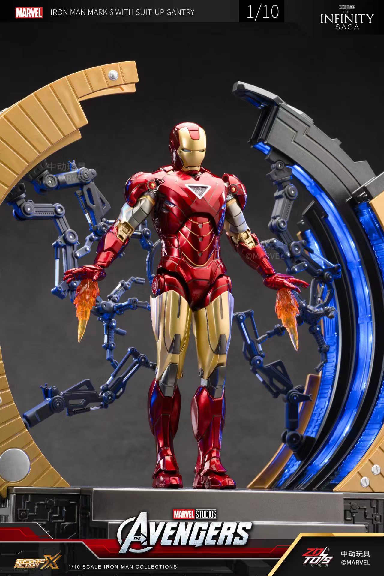 Mainan ZD Iron Man asli dengan - Model Kit Iron Man Mark 50 ulasan dan harga