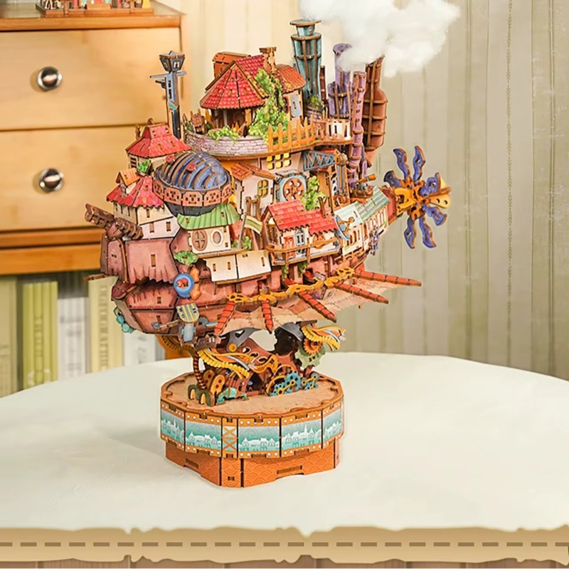 Kapal Perjalanan Asli Howl's M - Model Kit Instructions ulasan dan harga