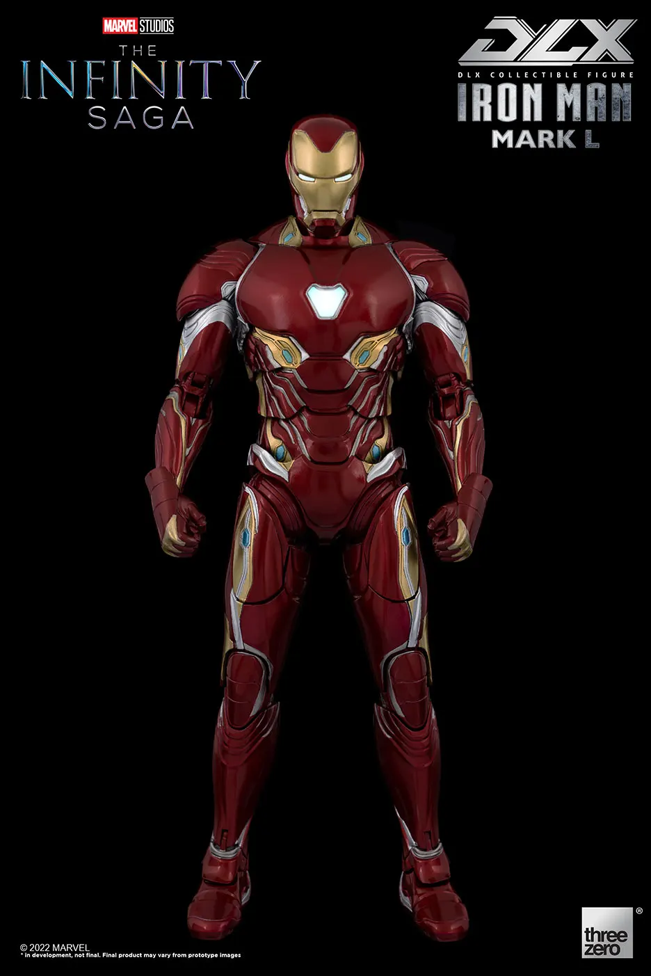 Threezero MK50 Asli The Infini - Model Kit Iron Man Mark 50 ulasan dan harga